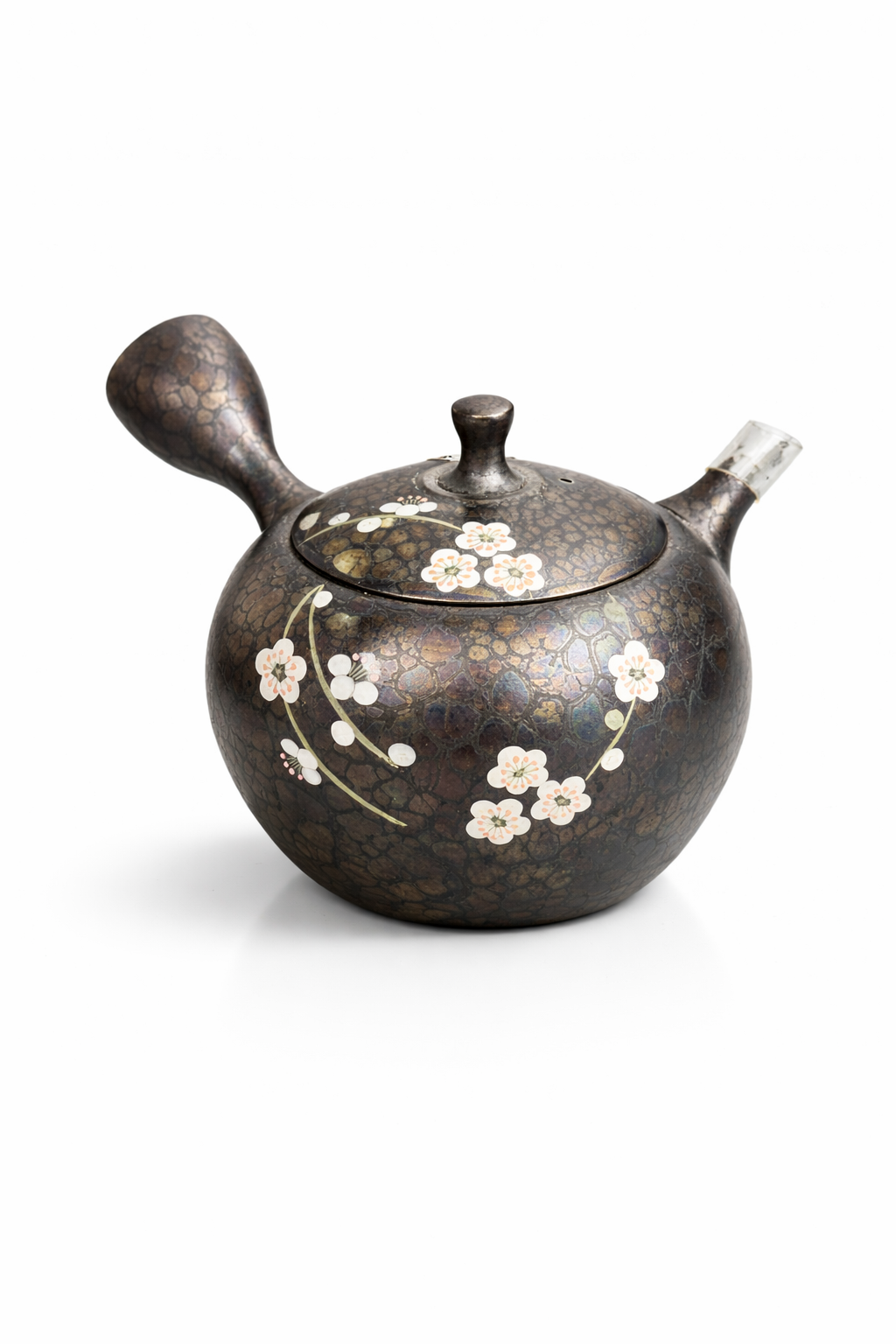 昭龍窯 天目二色桜柄 急須