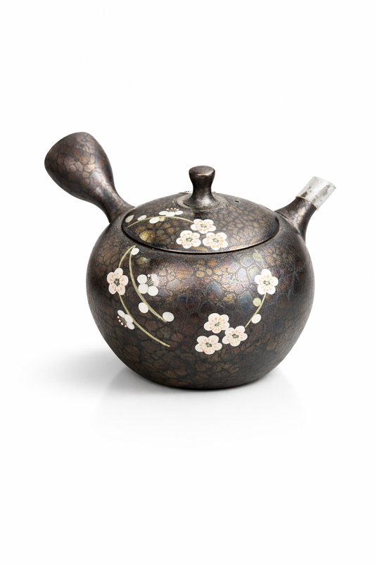 昭龍窯 天目二色桜柄 急須